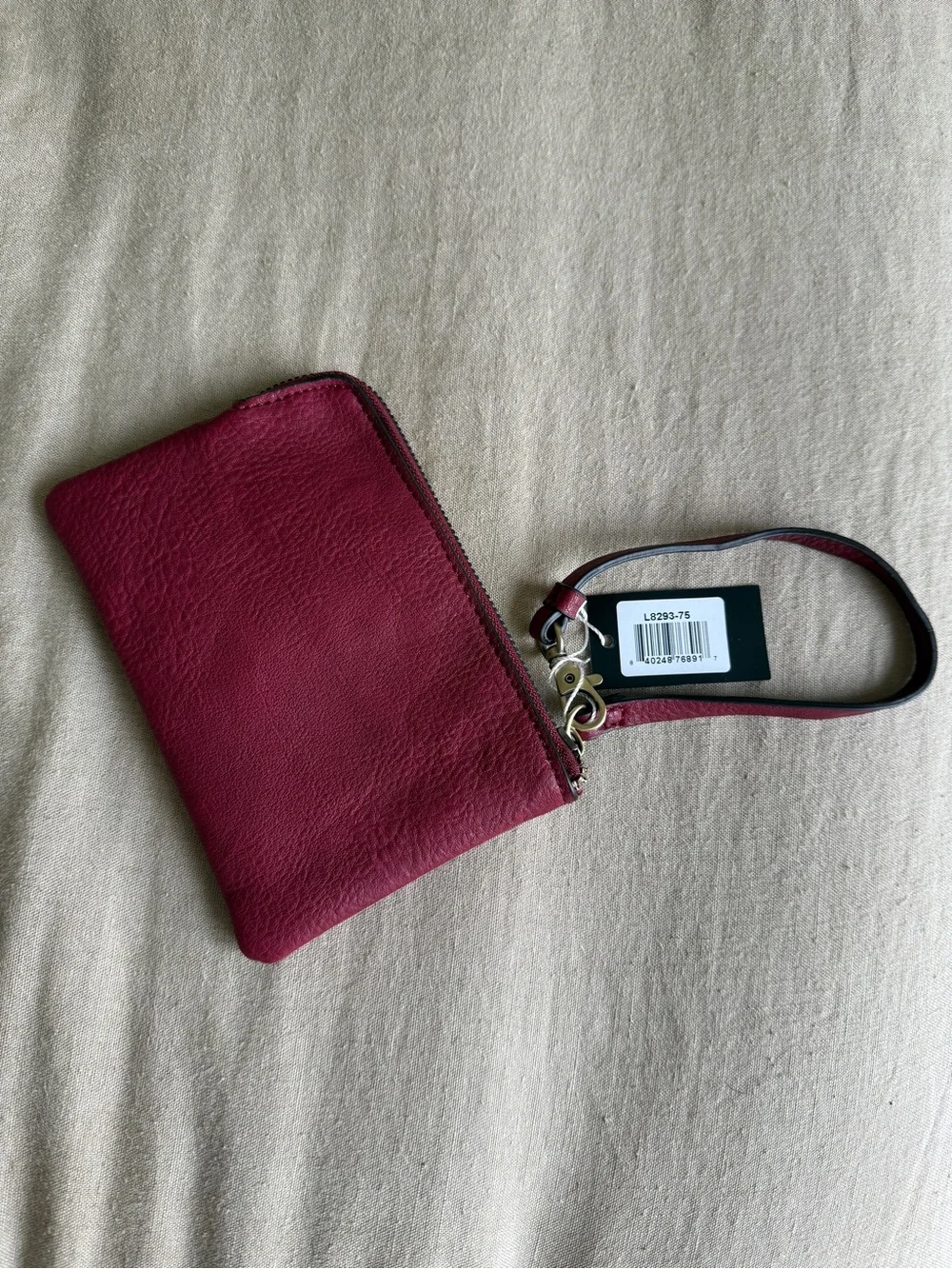 Joy Susan Leather Wristlet